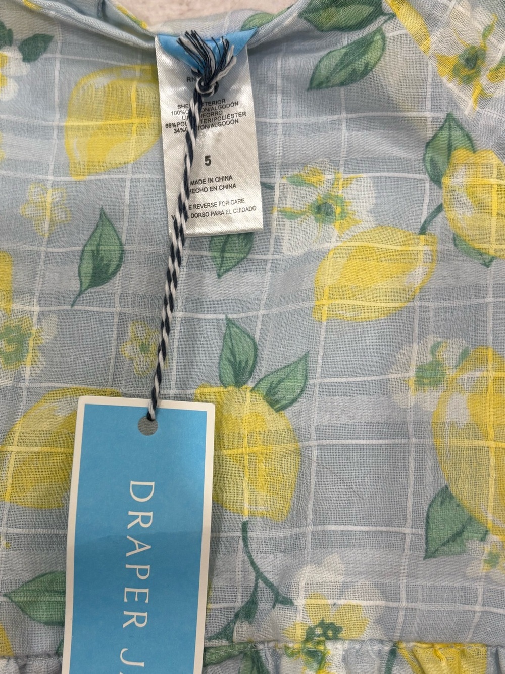 Draper James Lemon Ruffle Dress - Picture 3 of 3